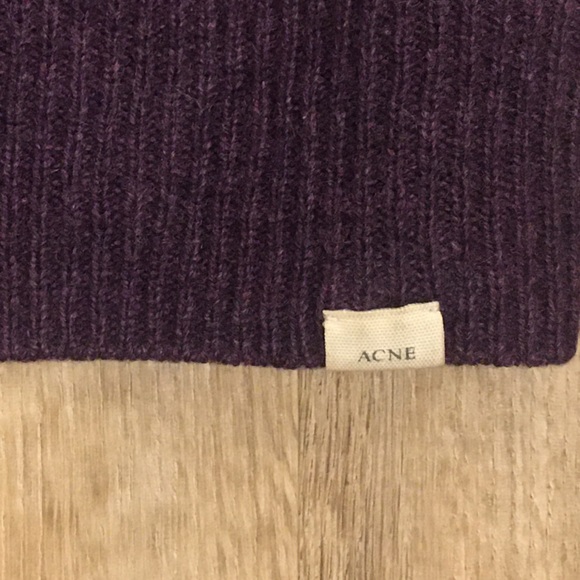 ACNE Purple Sweater, Lambs Wool - Picture 10 of 13